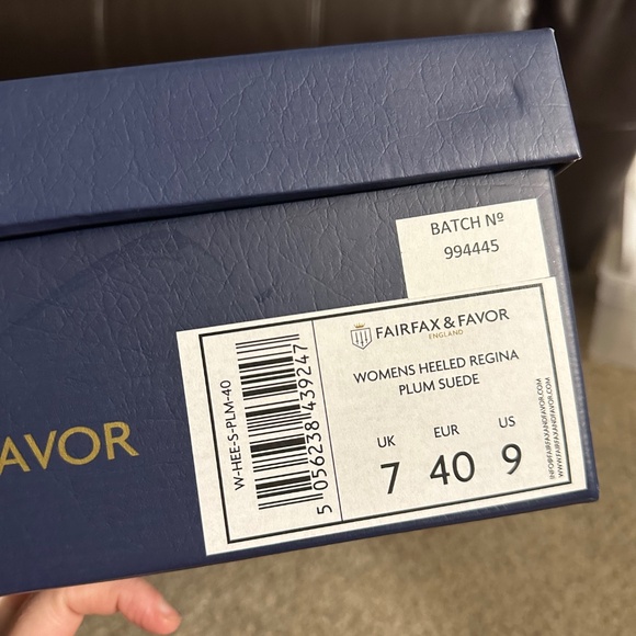 Fairfax & Favor England Regina Boot Plum Suede - Picture 7 of 7